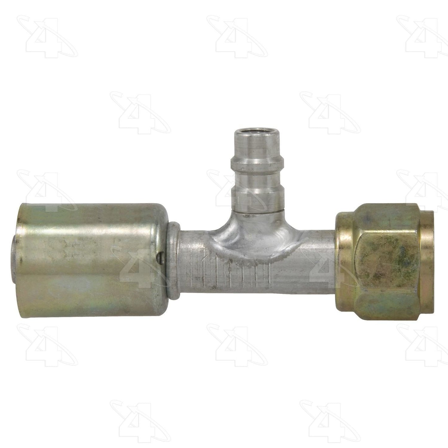 Four Seasons Straight Female Standard O-Ring A/C Fitting w/ R134A Service Port 14930