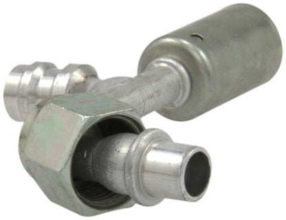 Four Seasons 90ï¿½ Female Standard O-Ring A/C Fitting w/ R134a Service Port 14937