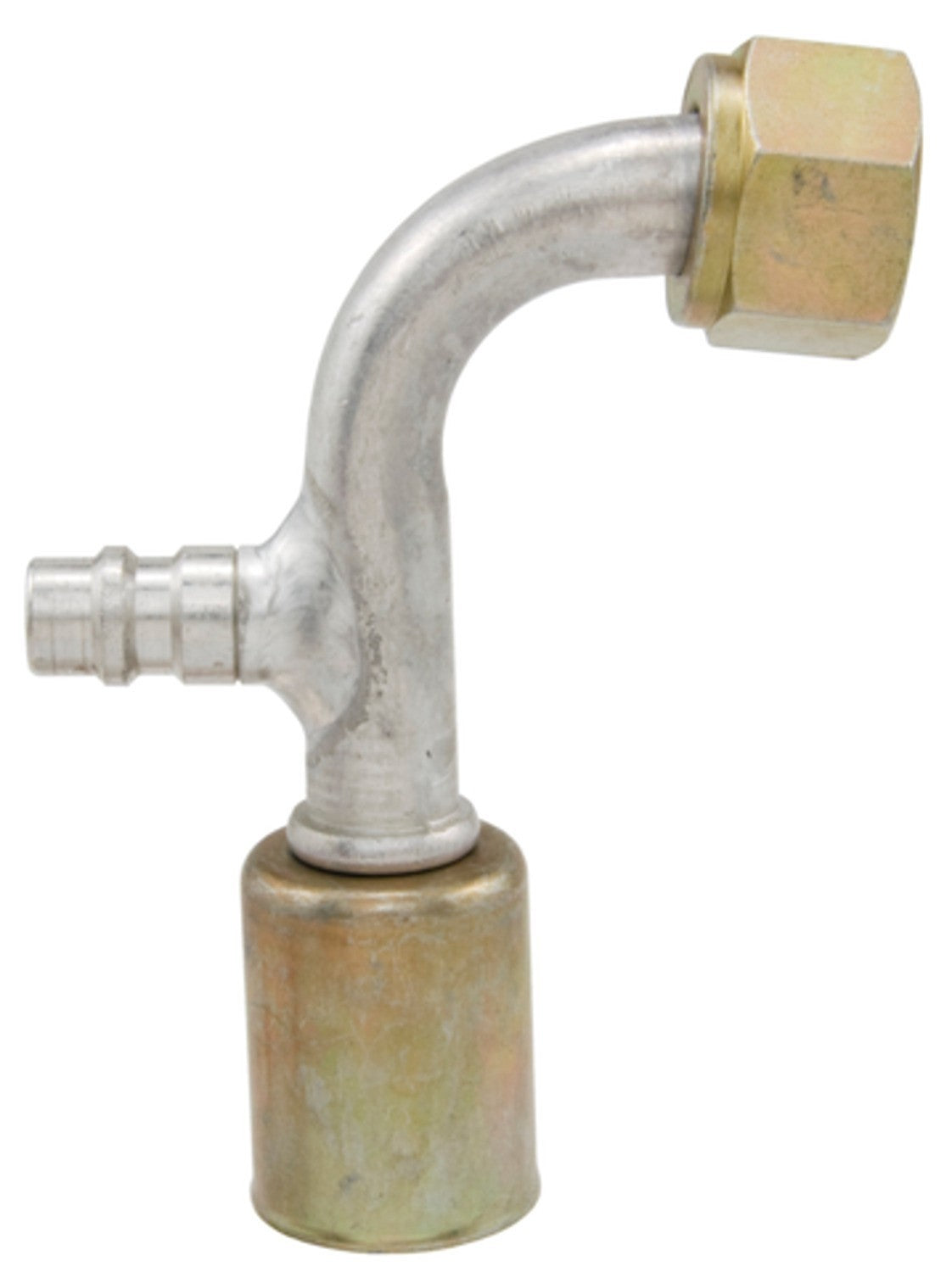 Four Seasons 90ï¿½ Female Standard O-Ring A/C Fitting w/ R134a Service Port 14940