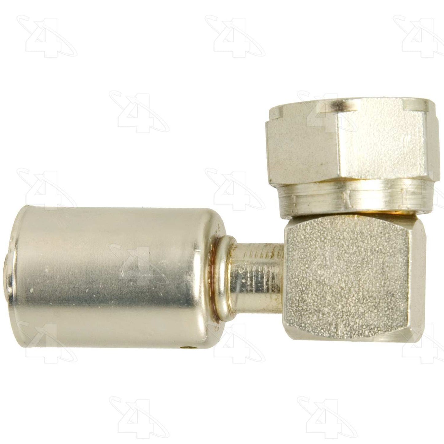 Four Seasons 90Â° Female O-Ring Short Drop, Steel, Standard Diameter Beadlock A/C Fitting 15210