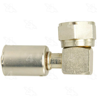Four Seasons 90Â° Female O-Ring Short Drop, Steel, Standard Diameter Beadlock A/C Fitting 15210