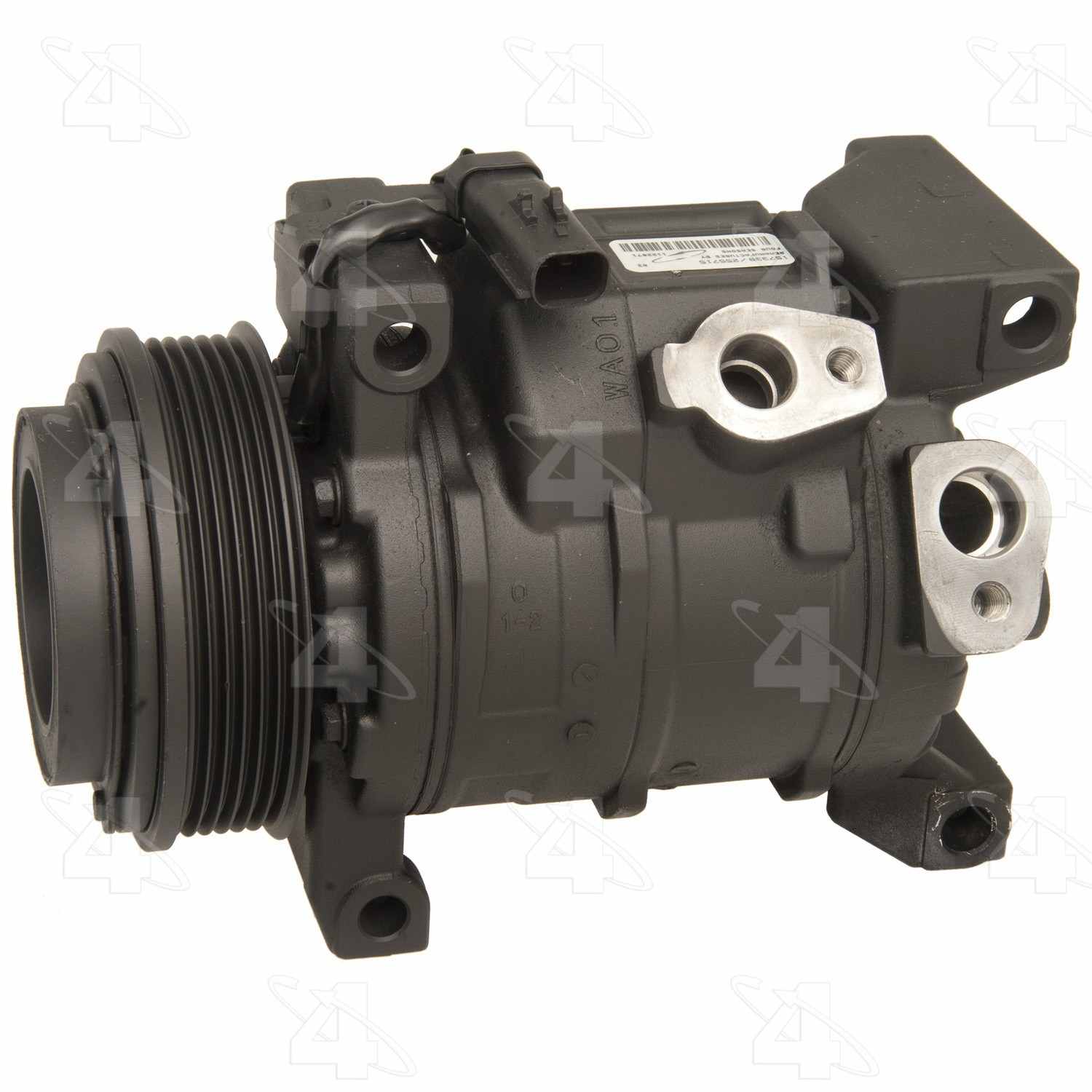 Four Seasons Reman Nippondenso 10SR15C Compressor w/ Clutch  top view frsport 157339