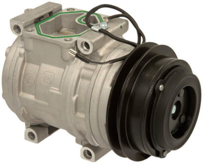 Four Seasons New Nippondenso 10PA15C Compressor w/ Clutch  top view frsport 158310
