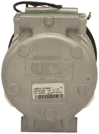 Four Seasons New Nippondenso 10PA15C Compressor w/ Clutch  top view frsport 158310