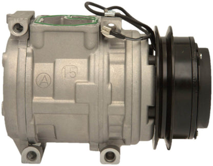 Four Seasons New Nippondenso 10PA15C Compressor w/ Clutch  top view frsport 158310