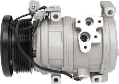 Four Seasons New Nippondenso 10S17C Compressor w/ Clutch  top view frsport 158324
