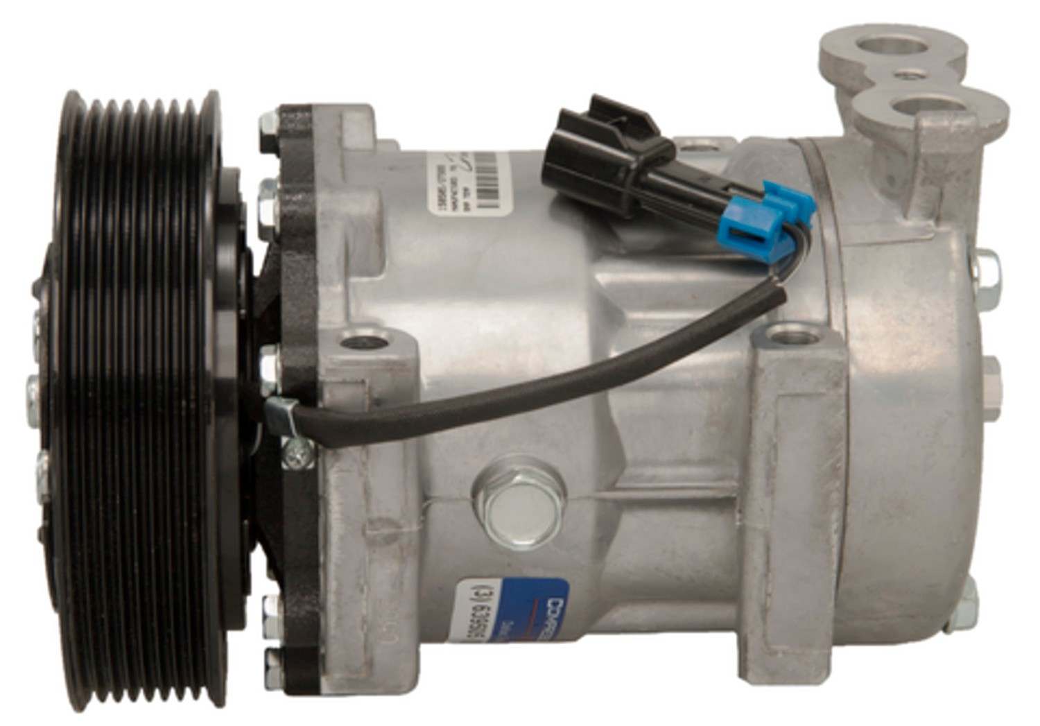 Four Seasons New Sanden/Sankyo SD7H15 Compressor w/ Clutch  top view frsport 158505