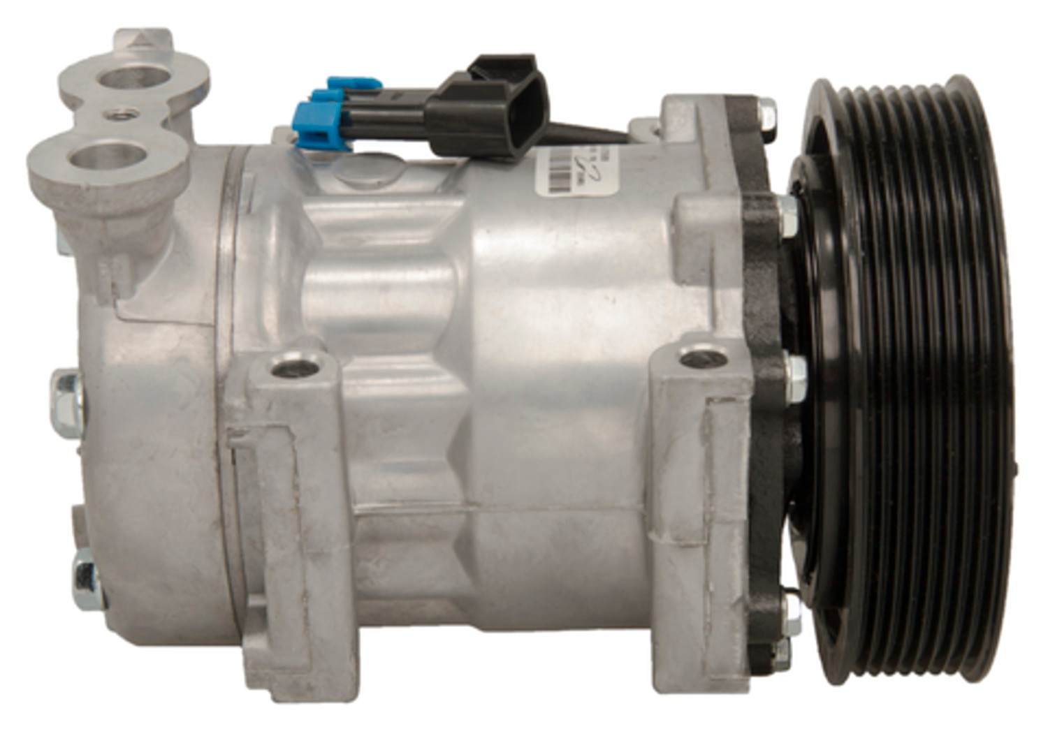 Four Seasons New Sanden/Sankyo SD7H15 Compressor w/ Clutch  top view frsport 158505