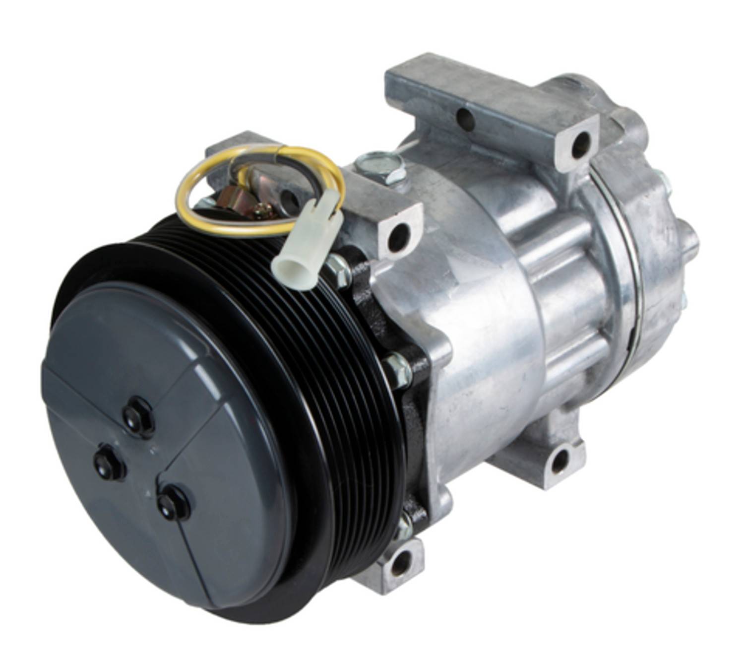 Four Seasons New Sanden/Sankyo SD7H15 Compressor w/ Clutch  top view frsport 158594