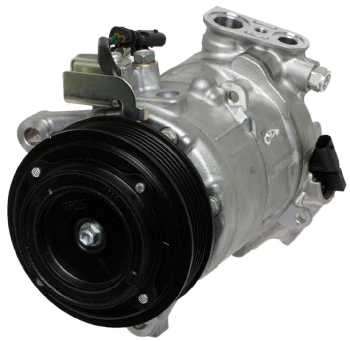 Four Seasons New Nippondenso 6SAS14H Compressor w/ Clutch  top view frsport 168314