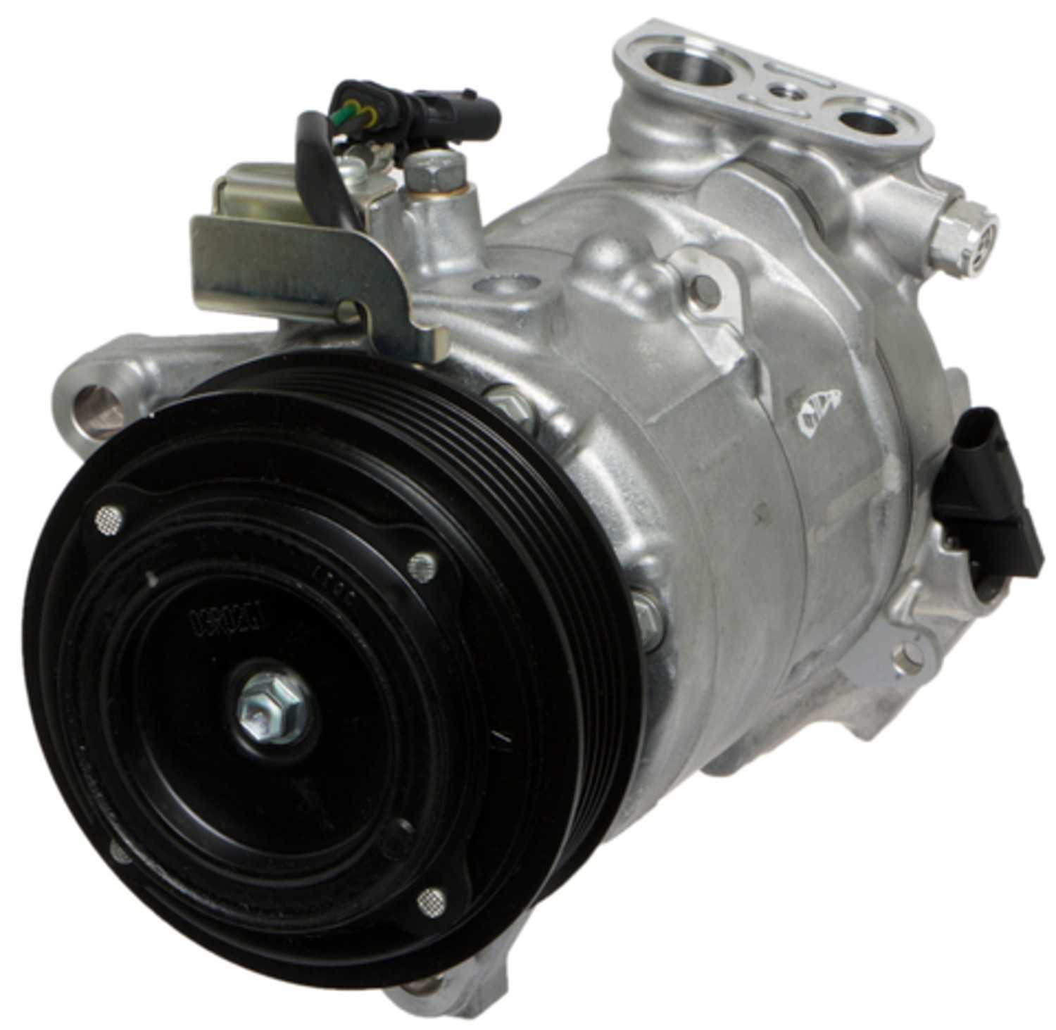 Four Seasons New Nippondenso 6SAS14H Compressor w/ Clutch  top view frsport 168314