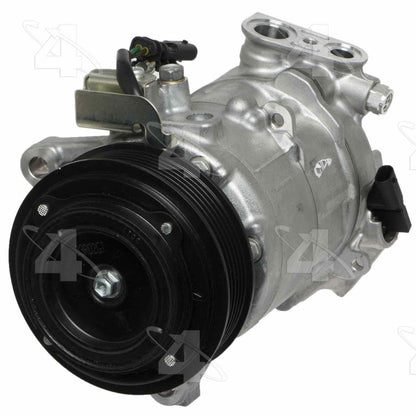 Four Seasons New Nippondenso 6SAS14H Compressor w/ Clutch  top view frsport 168314