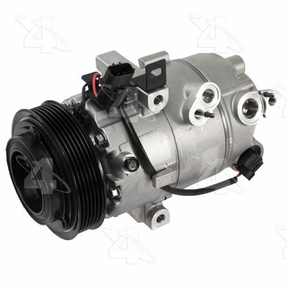 Four Seasons New Nippondenso VS14E Compressor w/ Clutch  top view frsport 168342