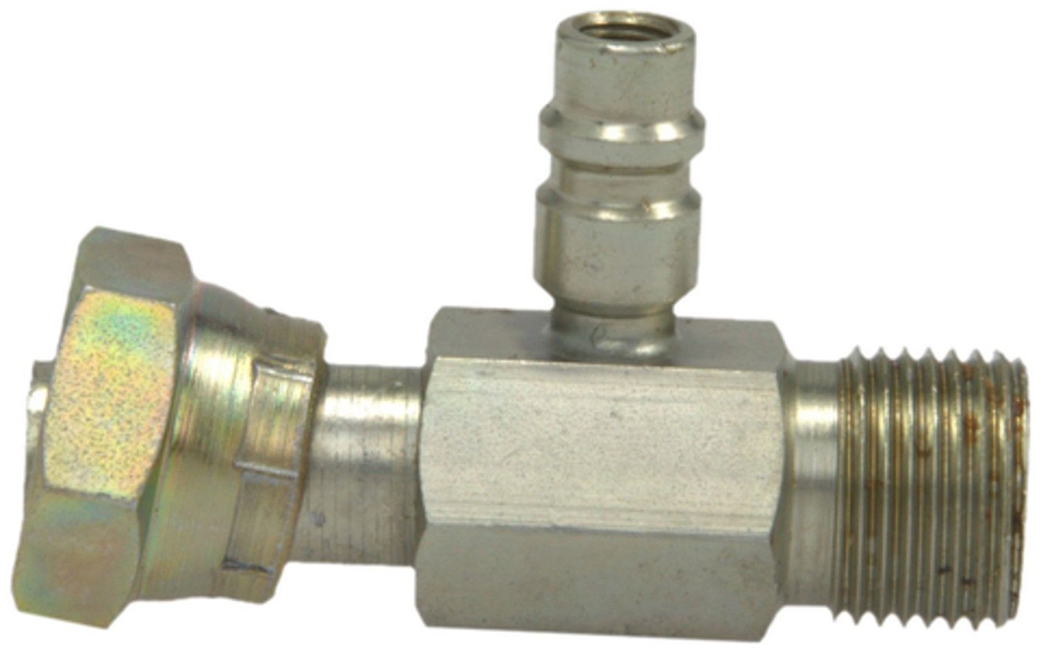 Four Seasons Inline Standard O-Ring A/C Fitting w/ R134a Service Port 17233