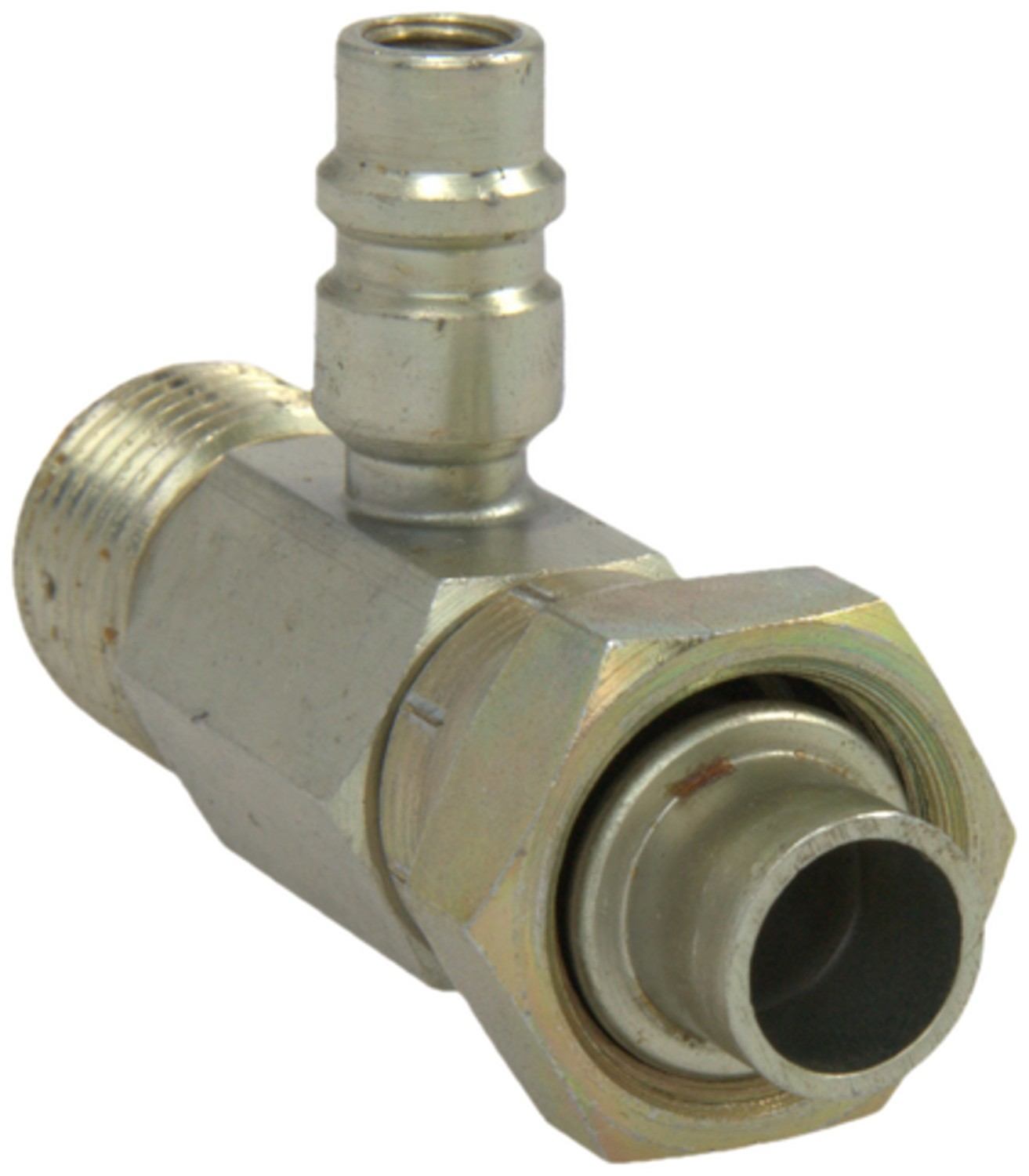 Four Seasons Inline Standard O-Ring A/C Fitting w/ R134a Service Port 17233