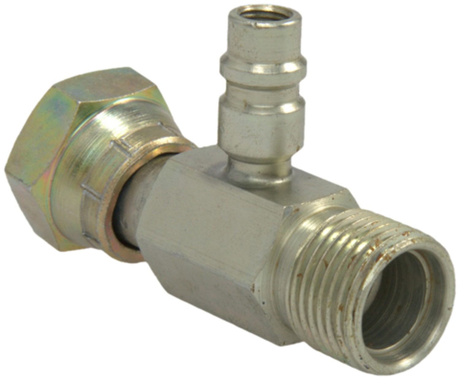 Four Seasons Inline Standard O-Ring A/C Fitting w/ R134a Service Port 17233