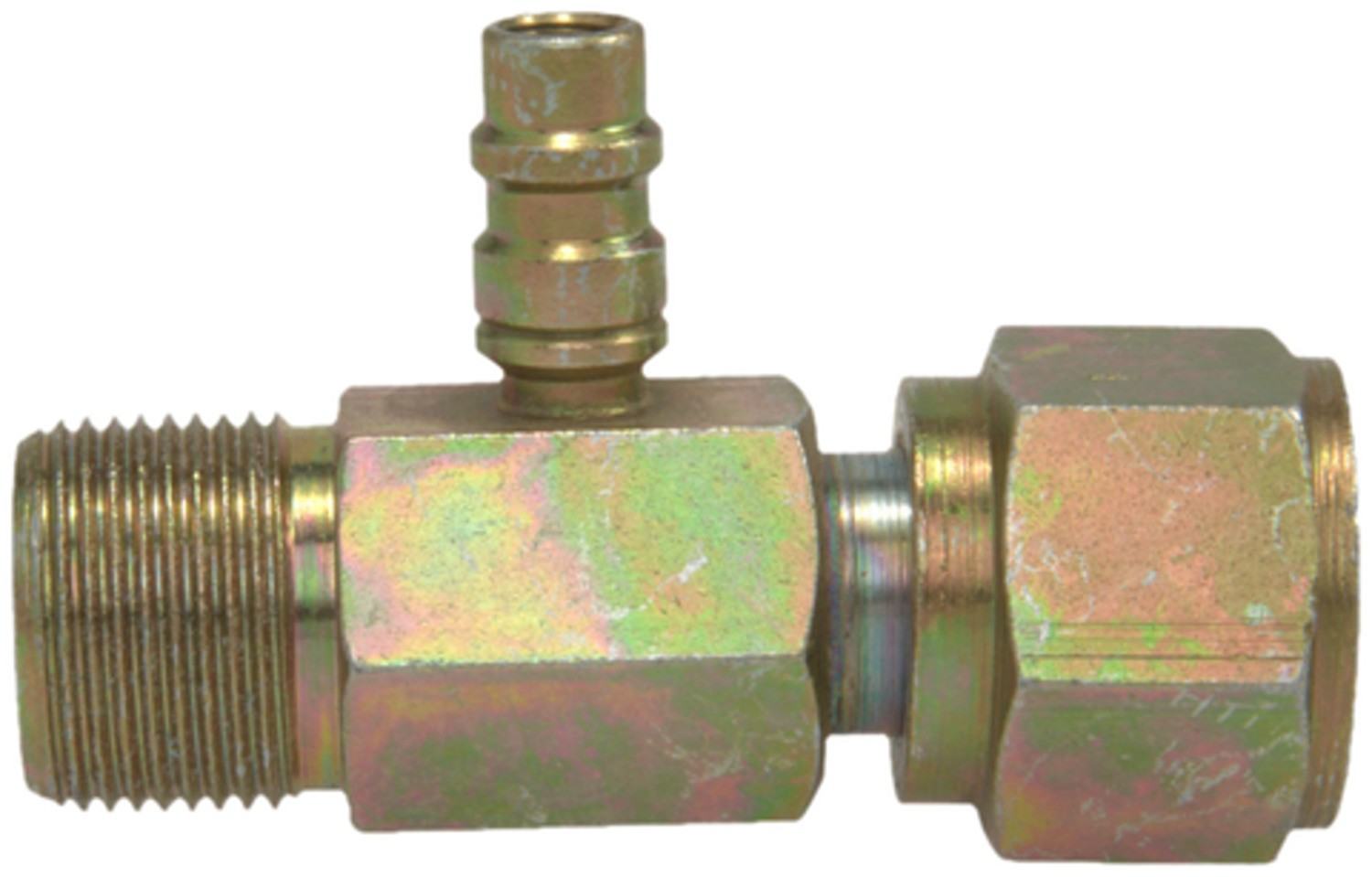 Four Seasons Inline Standard O-Ring A/C Fitting w/ R134a Service Port 17234