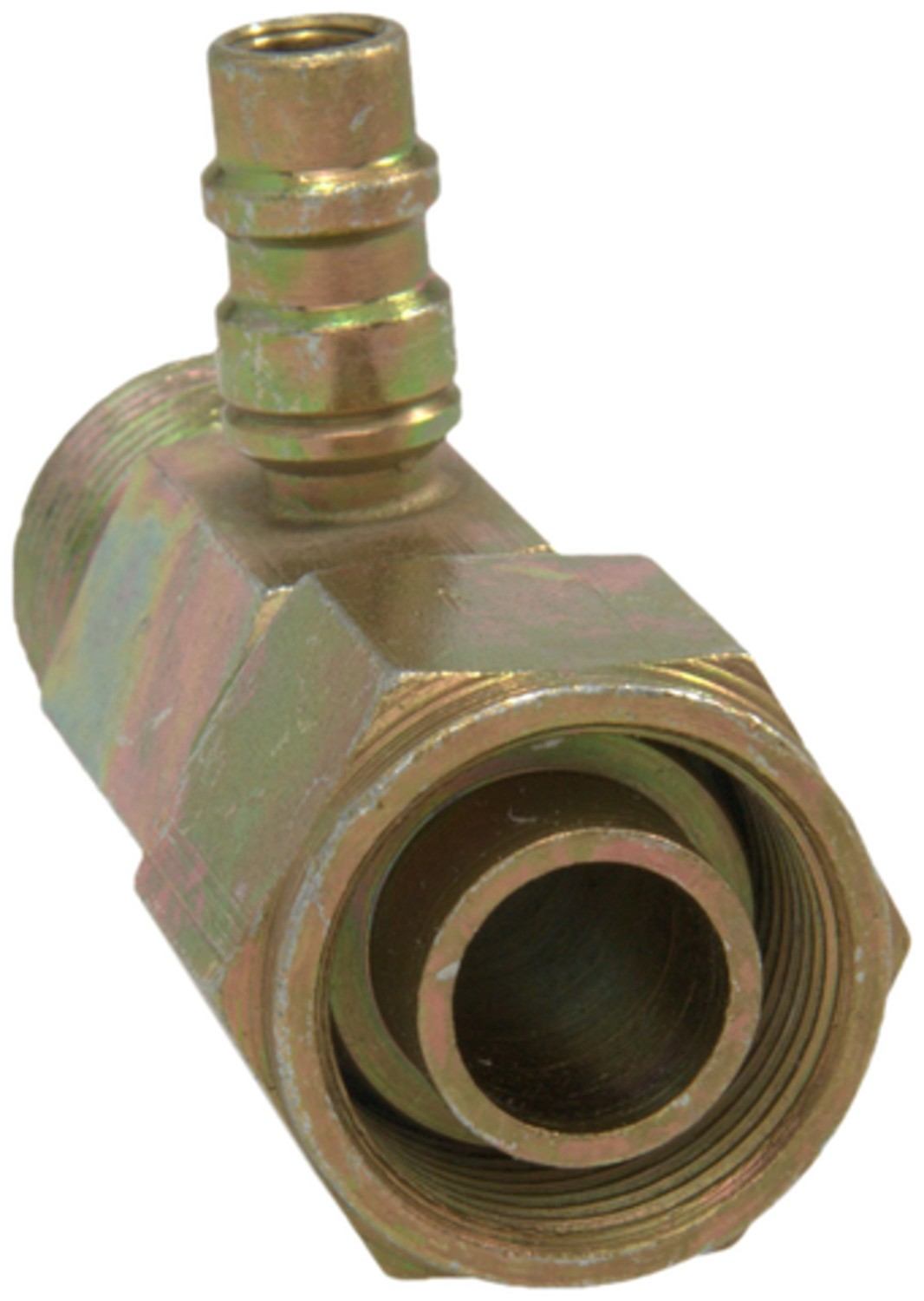 Four Seasons Inline Standard O-Ring A/C Fitting w/ R134a Service Port 17234