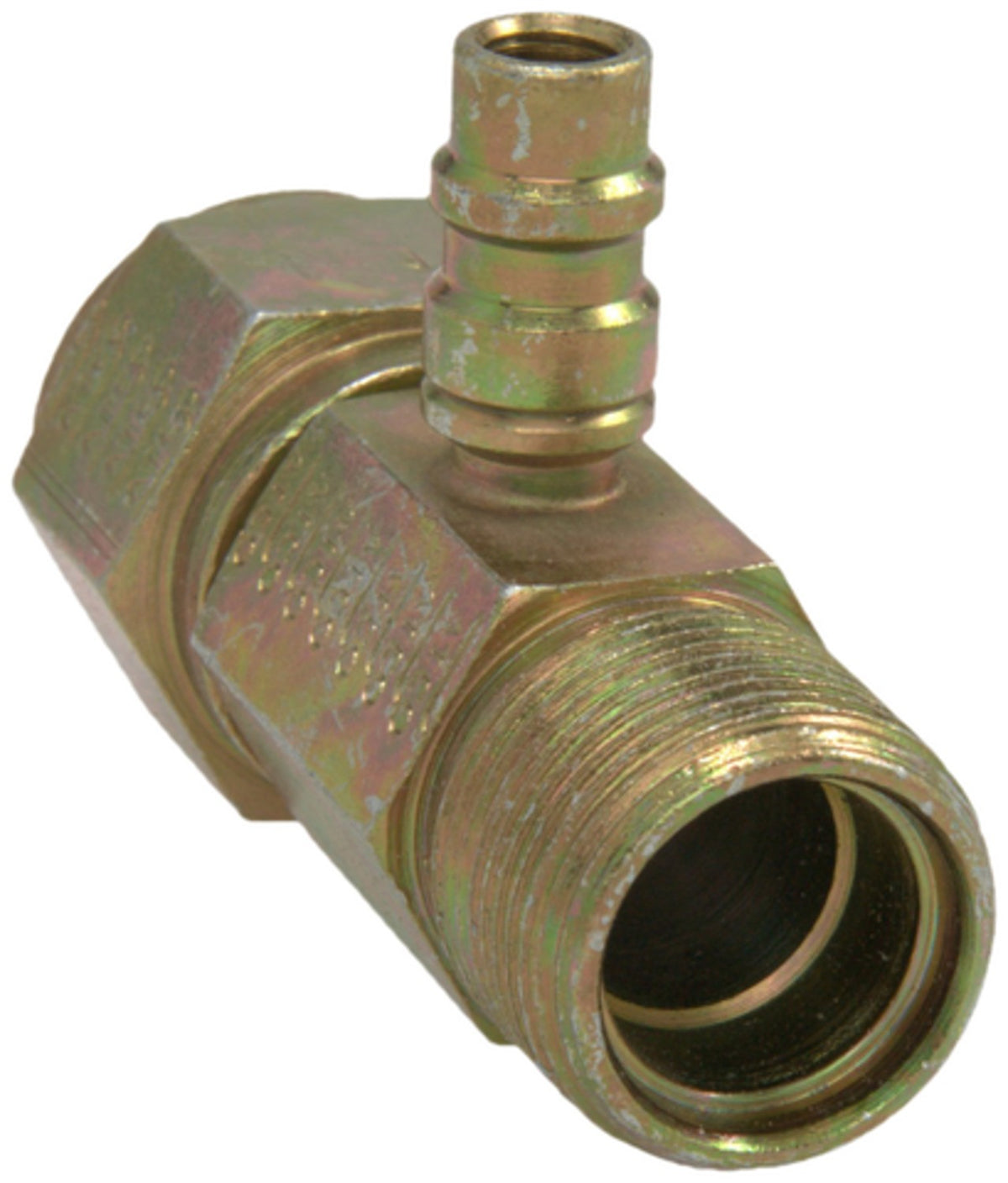 Four Seasons Inline Standard O-Ring A/C Fitting w/ R134a Service Port 17234