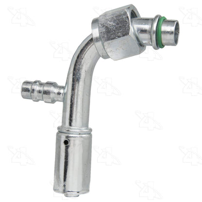 Four Seasons 90ï¿½ Female Standard O-Ring Reduced A/C Fitting w/ R134a Service Port 18070