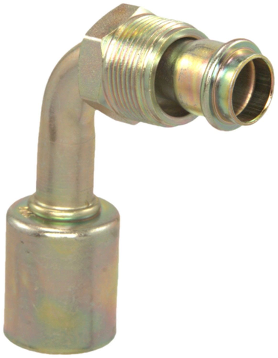 Four Seasons 90Â° Male O-Ring Short Pilot, Steel, Standard Diameter Beadlock A/C Fitting 18912