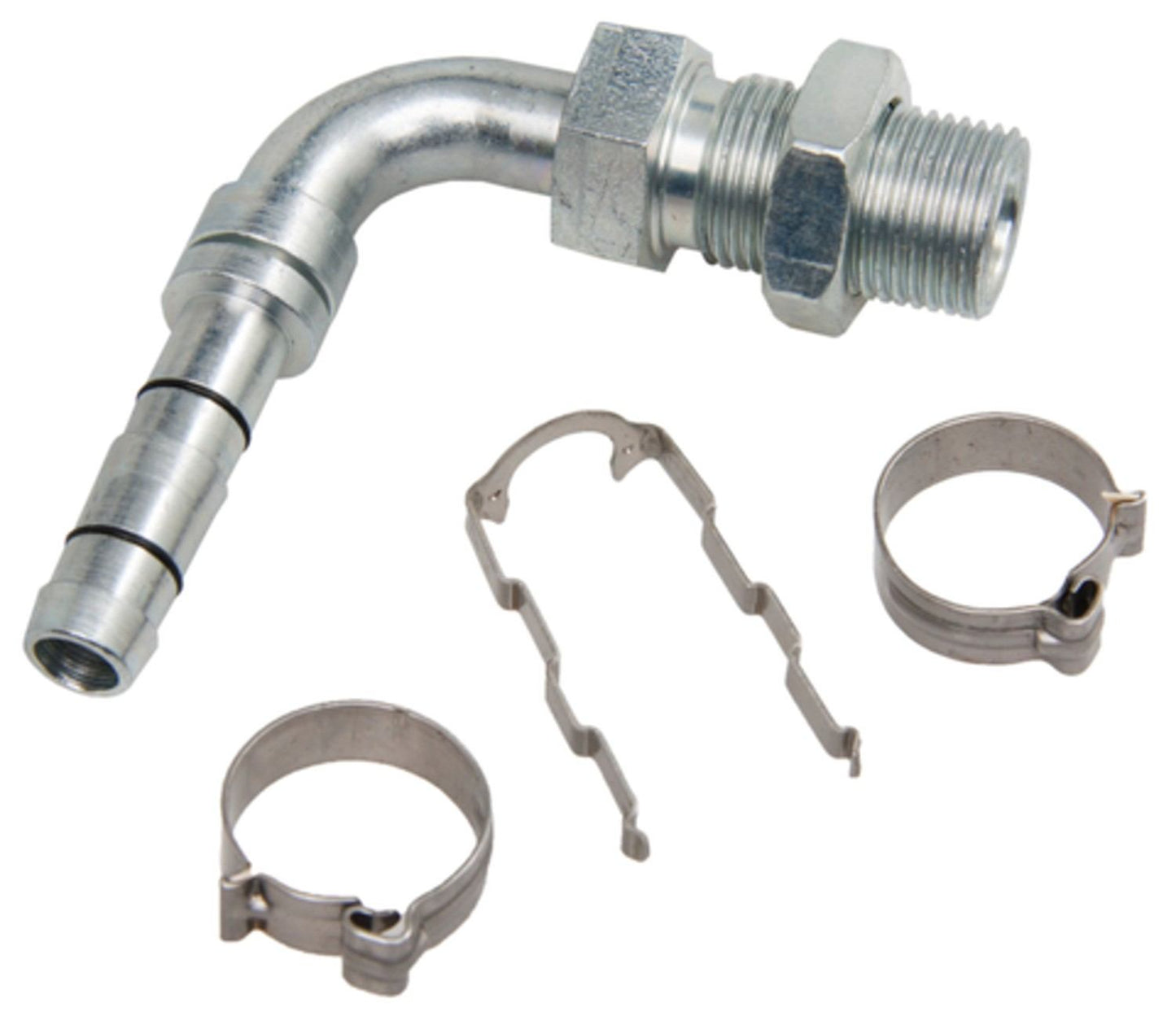 Four Seasons EZ Clip 90ï¿½ Male Insert O-Ring Bulkhead Hose Repair Fitting Kit 19388