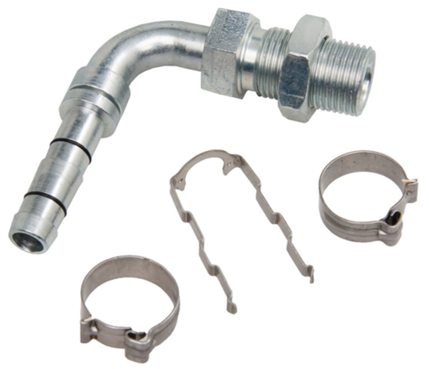 Four Seasons EZ Clip 90ï¿½ Male Insert O-Ring Bulkhead Hose Repair Fitting Kit 19388