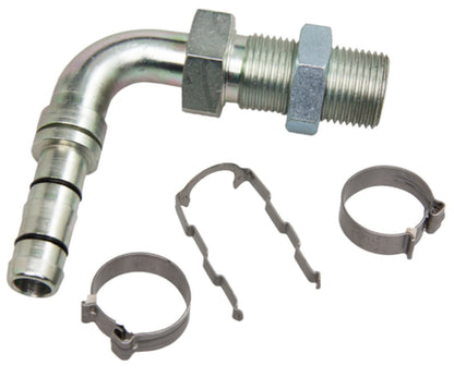 Four Seasons EZ Clip 90ï¿½ Male Insert O-Ring Bulkhead Hose Repair Fitting Kit 19390