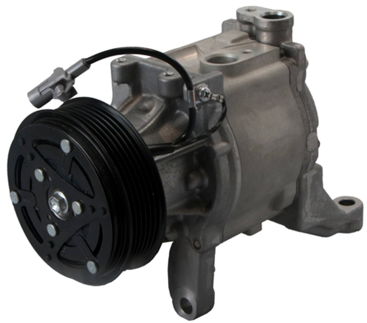 Four Seasons New Nippondenso SCSA08H Compressor w/ Clutch  top view frsport 198395