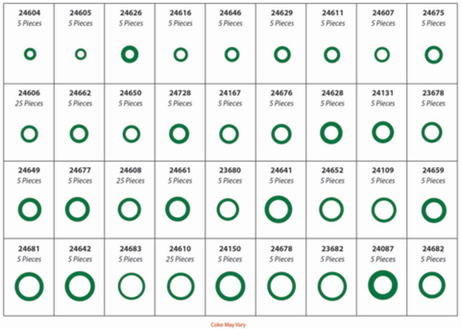Four Seasons A/C O-Ring Tech Tray 24813