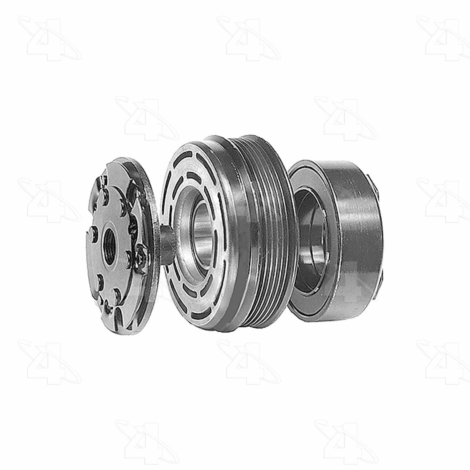 Four Seasons New Nippondenso 10P Clutch Assembly w/ Coil 47599