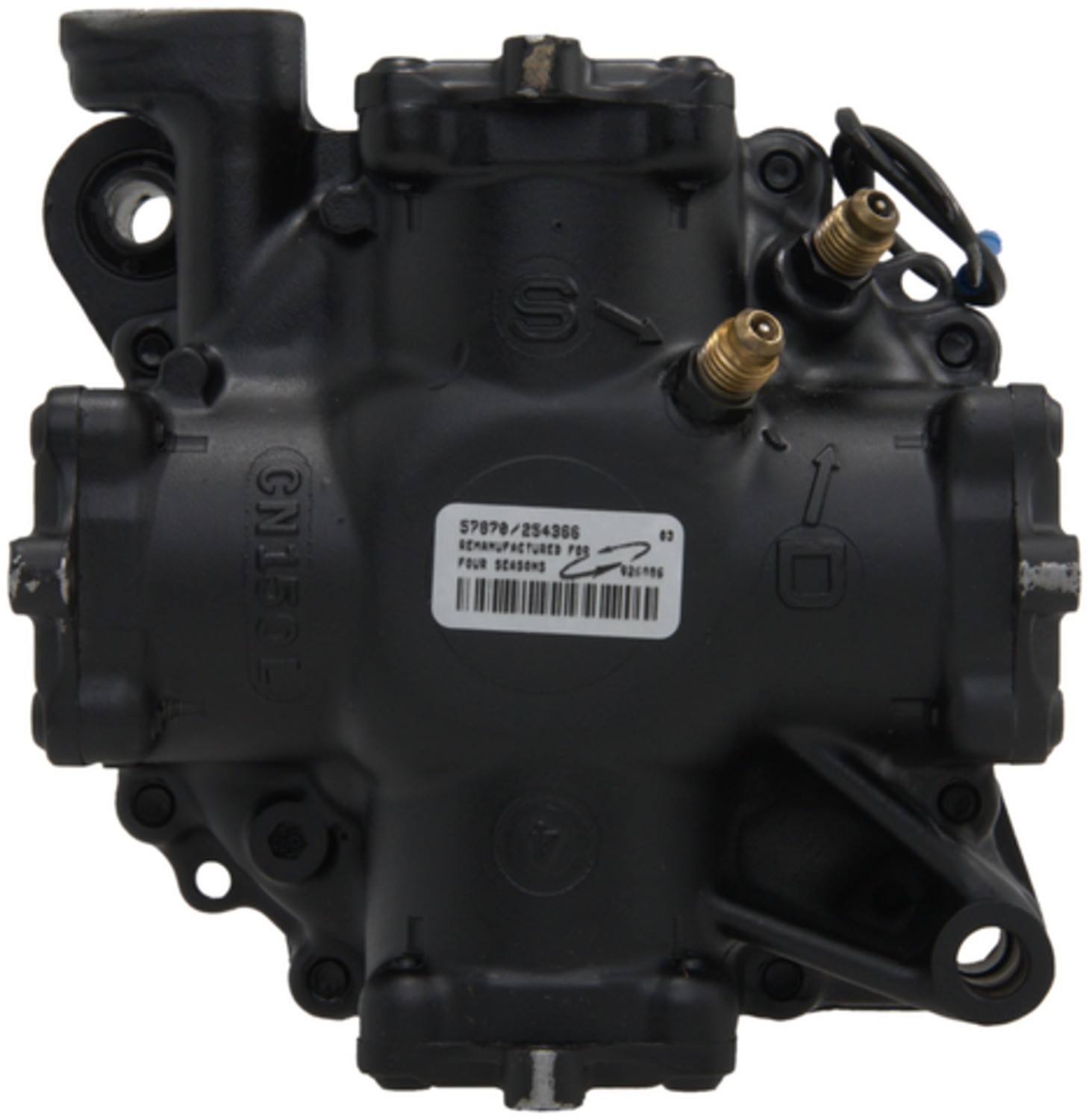 Four Seasons Reman Keihin CN150L Compressor w/ Clutch  top view frsport 57870