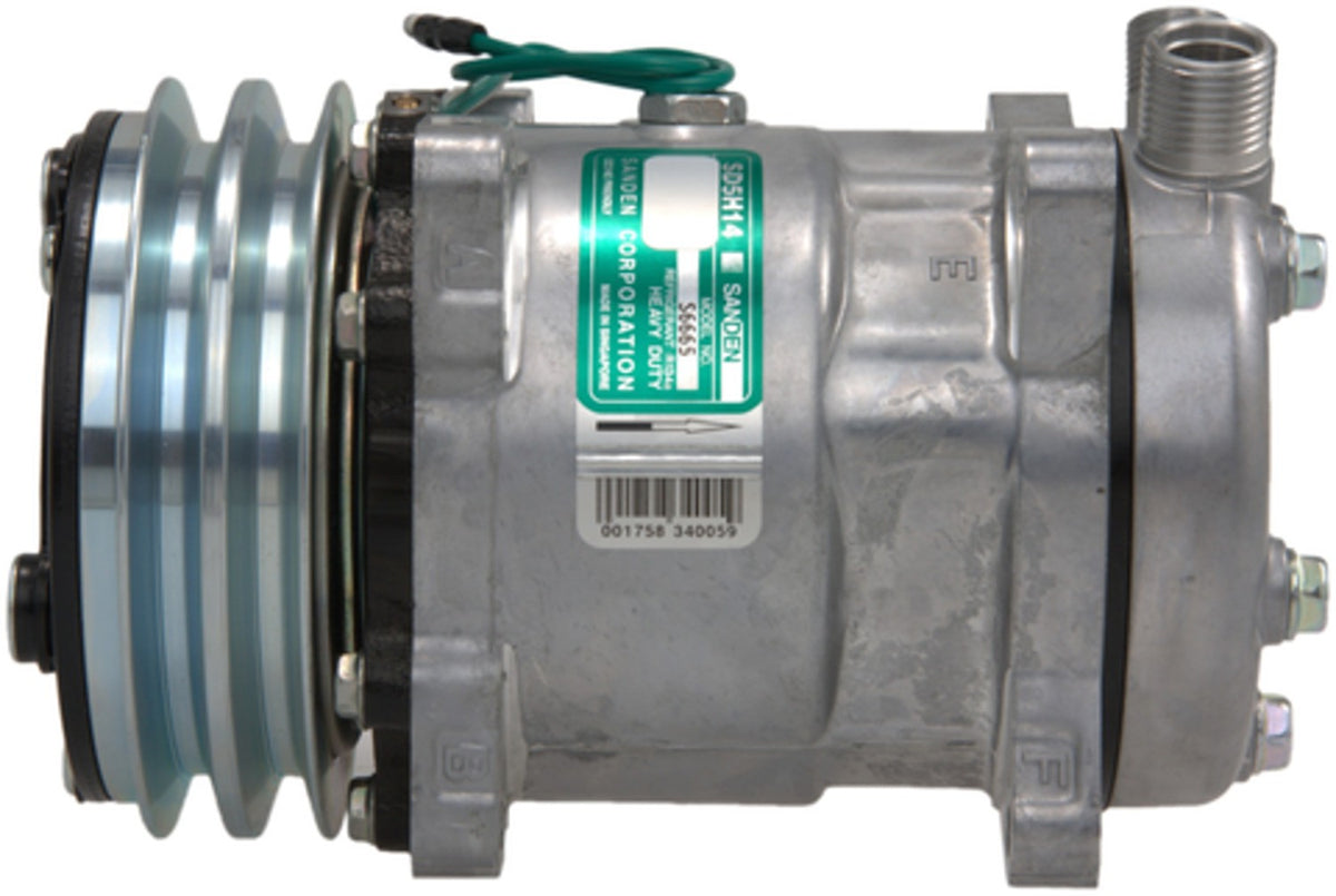 Four Seasons New Sanden/Sankyo SD5H14 Compressor w/ Clutch 58666