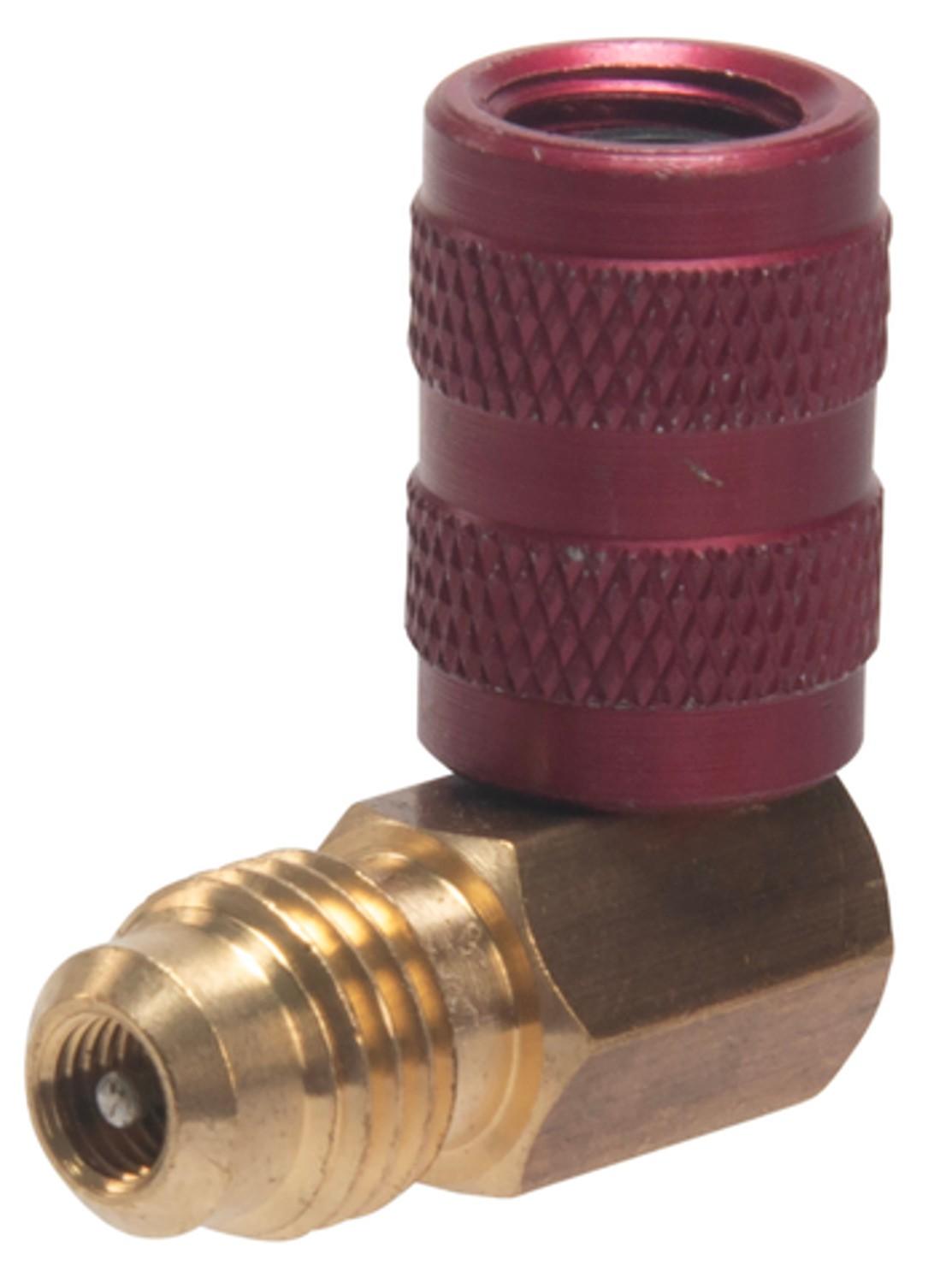 Four Seasons R12 90ï¿½ 1/4MFx3/16FF - Swivel A/C Service Adapter 59617