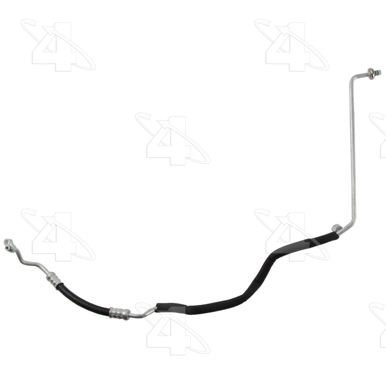 Four Seasons Liquid Line Hose Assembly w/o Orifice Tube  top view frsport 65696
