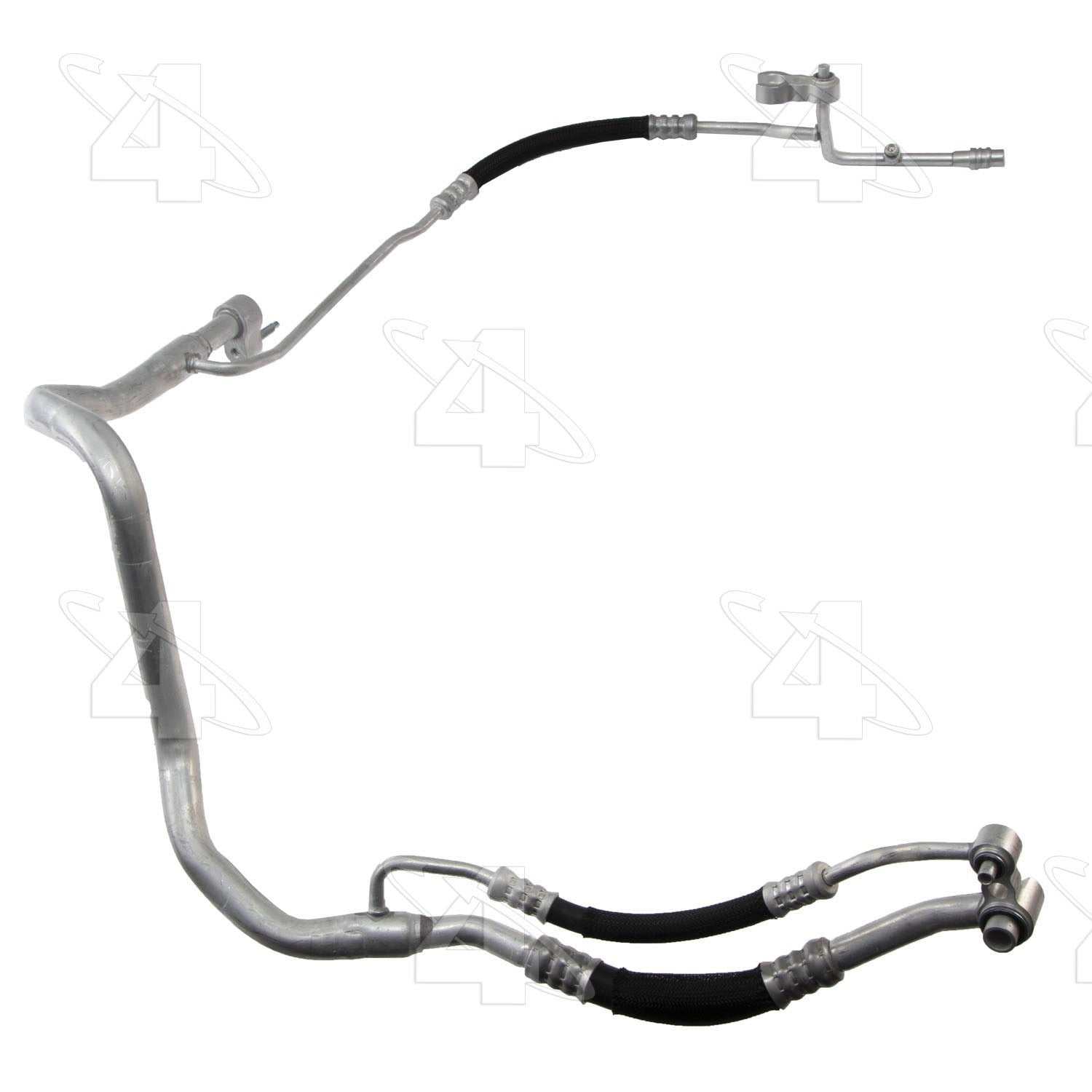 Four Seasons Suction & Liquid Line Internal Heat Exchange Hose Assembly  top view frsport 66580