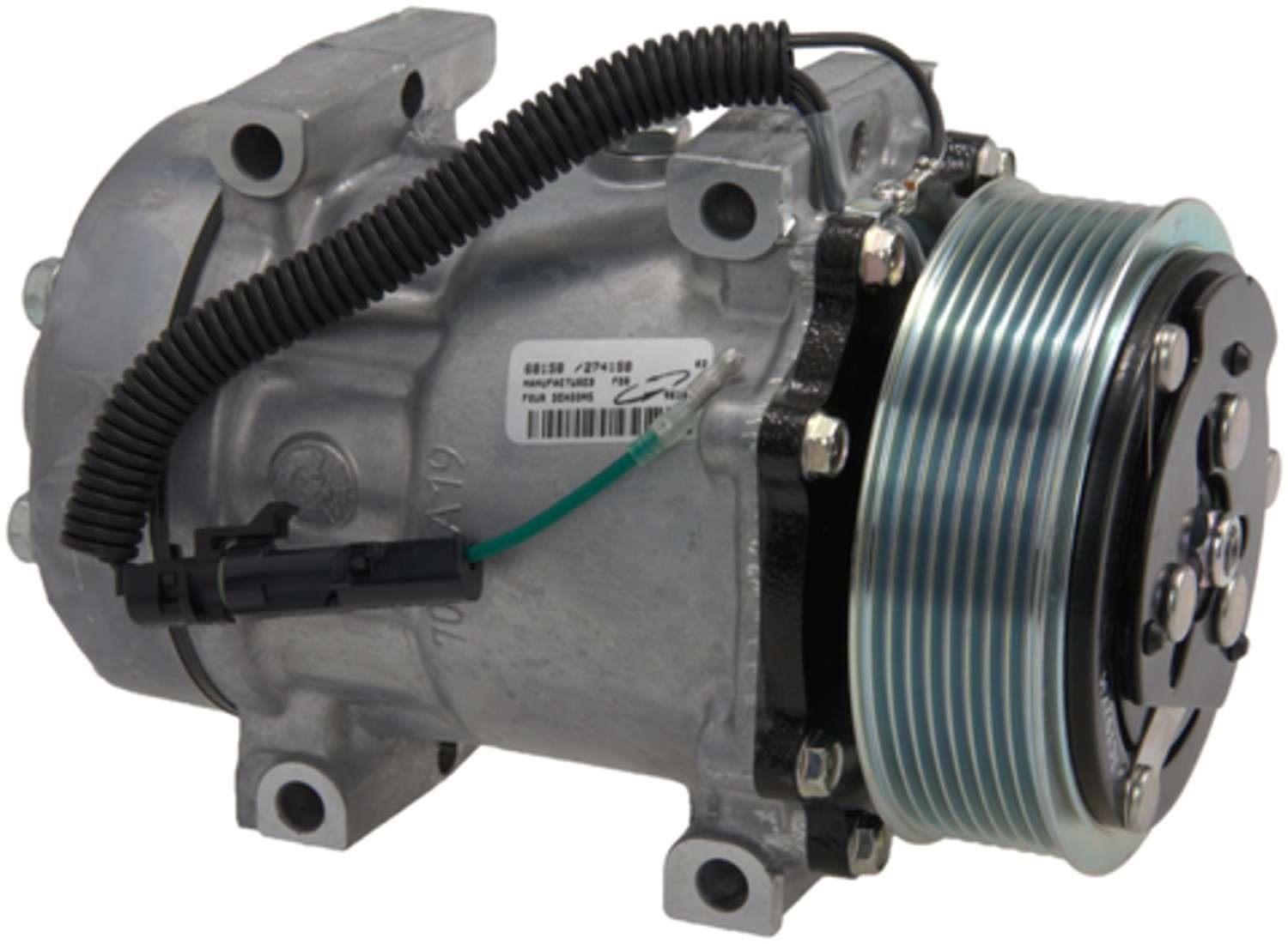 Four Seasons New Sanden/Sankyo FLX7 Compressor w/ Clutch 68158