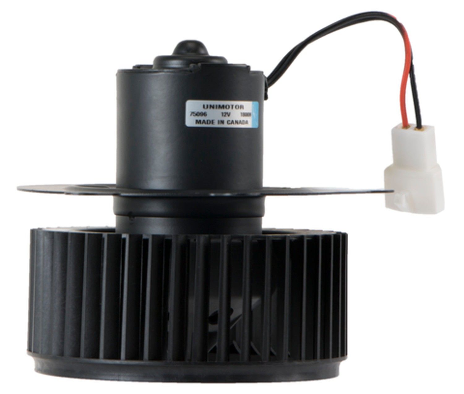 Four Seasons Flanged Vented CCW Blower Motor w/ Wheel 75096