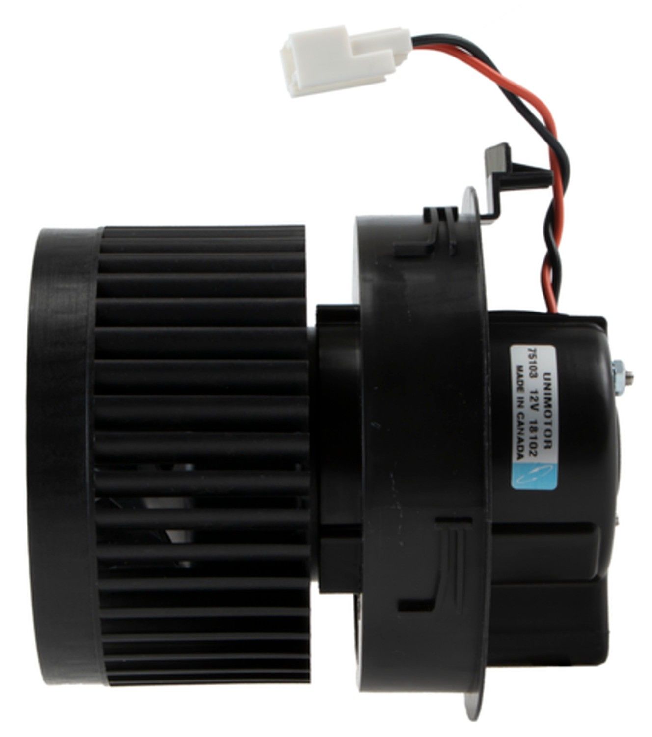 Four Seasons Flanged Vented CCW Blower Motor w/ Wheel 75103