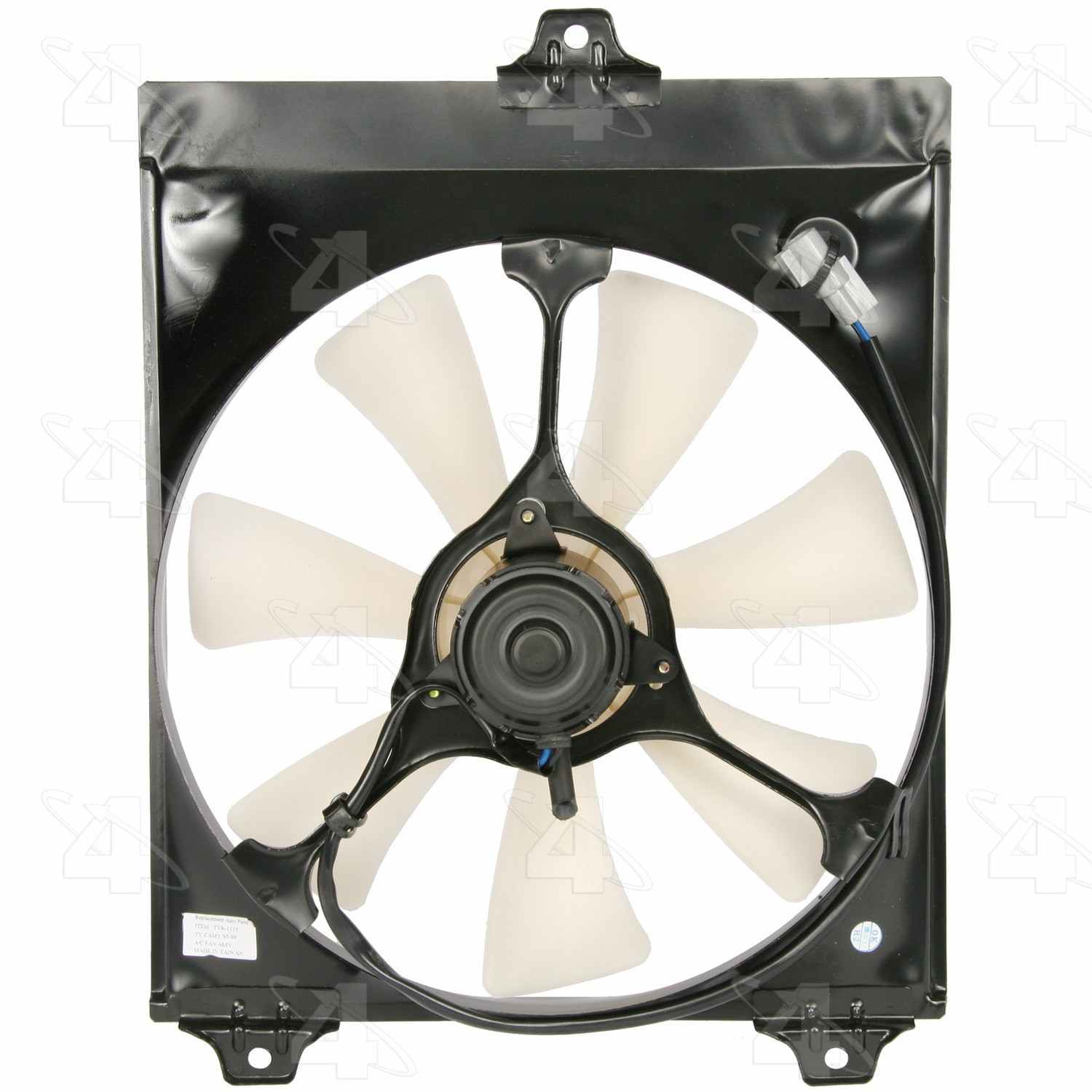 Four Seasons Condenser Fan Motor Assembly  top view frsport 75474