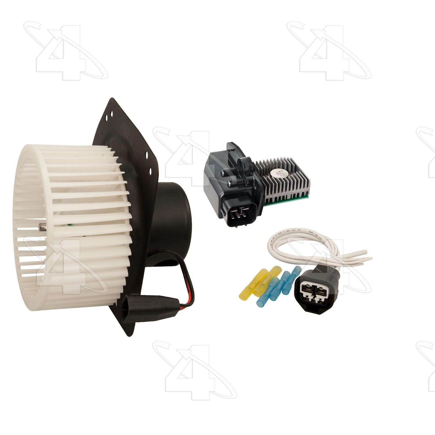 Four Seasons Complete Blower Motor/Resistor/Connector Kit 75852BRK1