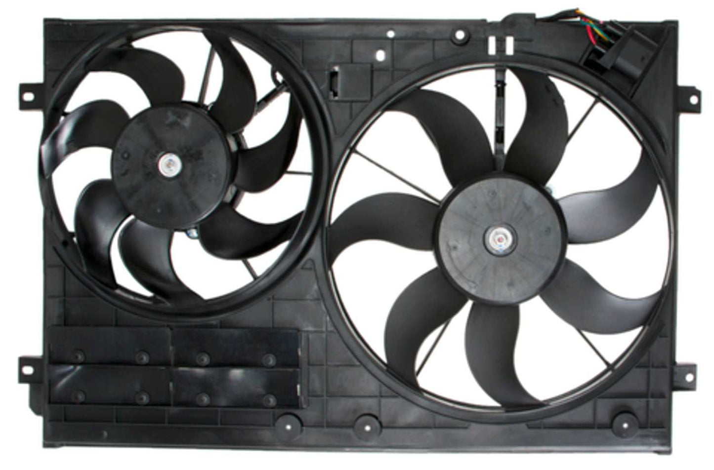 Four Seasons Radiator / Condenser Fan Motor Assembly  top view frsport 76320