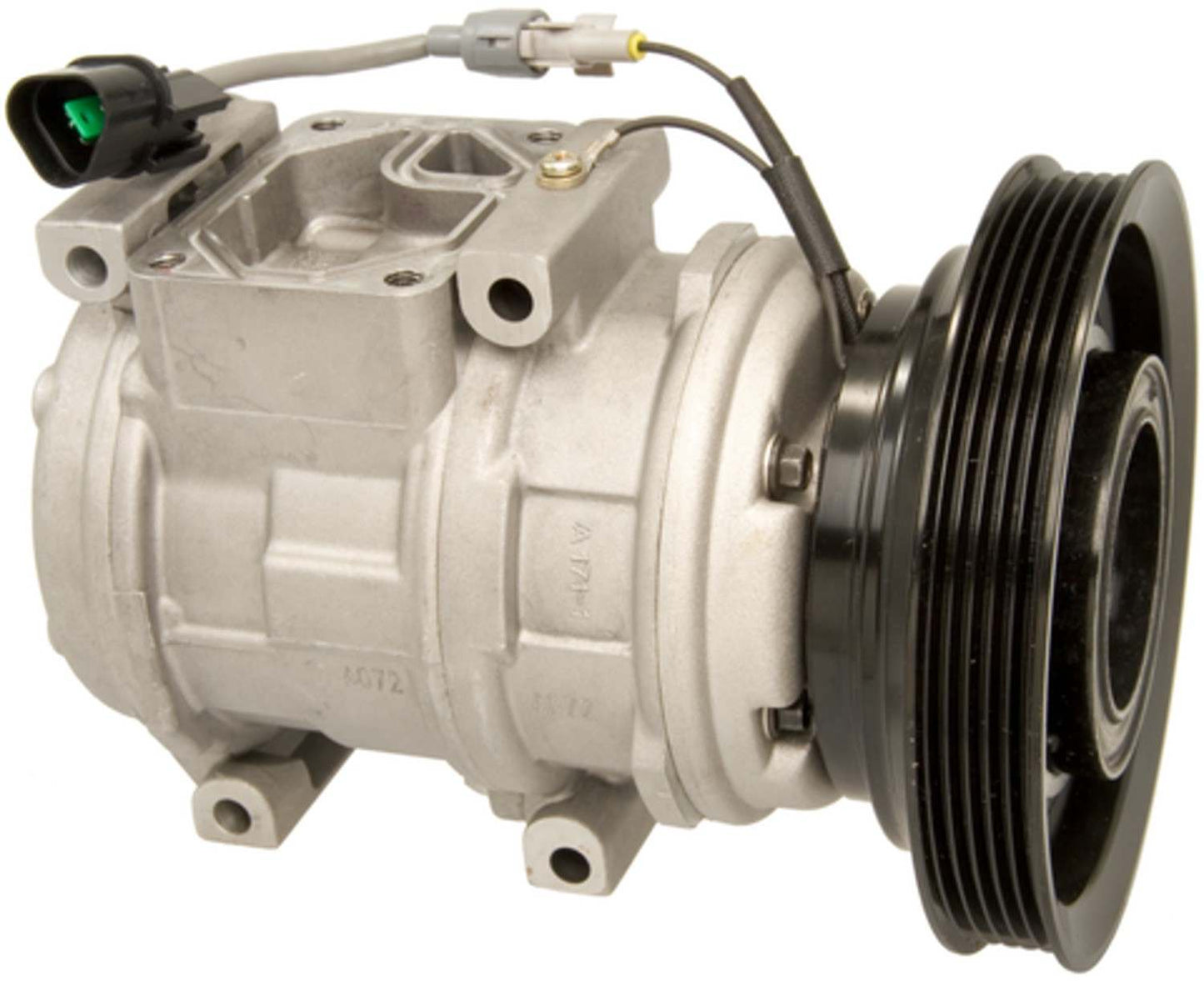 Four Seasons New Nippondenso 10PA17C Compressor w/ Clutch  top view frsport 78307