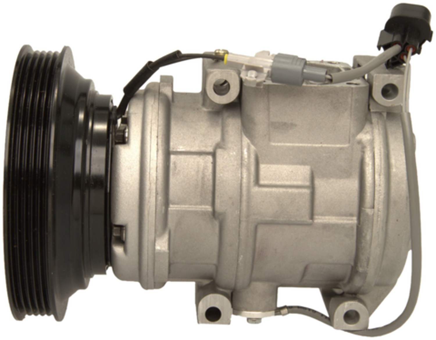 Four Seasons New Nippondenso 10PA17C Compressor w/ Clutch  top view frsport 78307