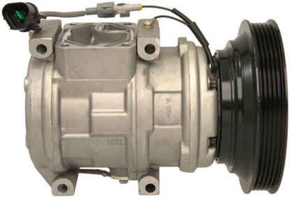 Four Seasons New Nippondenso 10PA17C Compressor w/ Clutch  top view frsport 78307