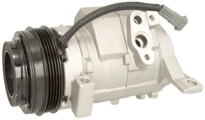 Four Seasons New Nippondenso 10S20F Compressor w/ Clutch  top view frsport 78376