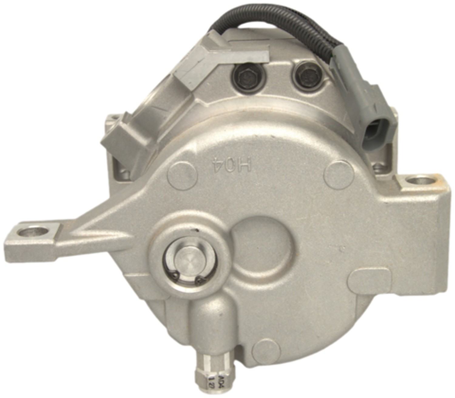 Four Seasons New Nippondenso 10S20F Compressor w/ Clutch  top view frsport 78376