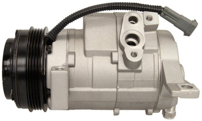 Four Seasons New Nippondenso 10S20F Compressor w/ Clutch  top view frsport 78376