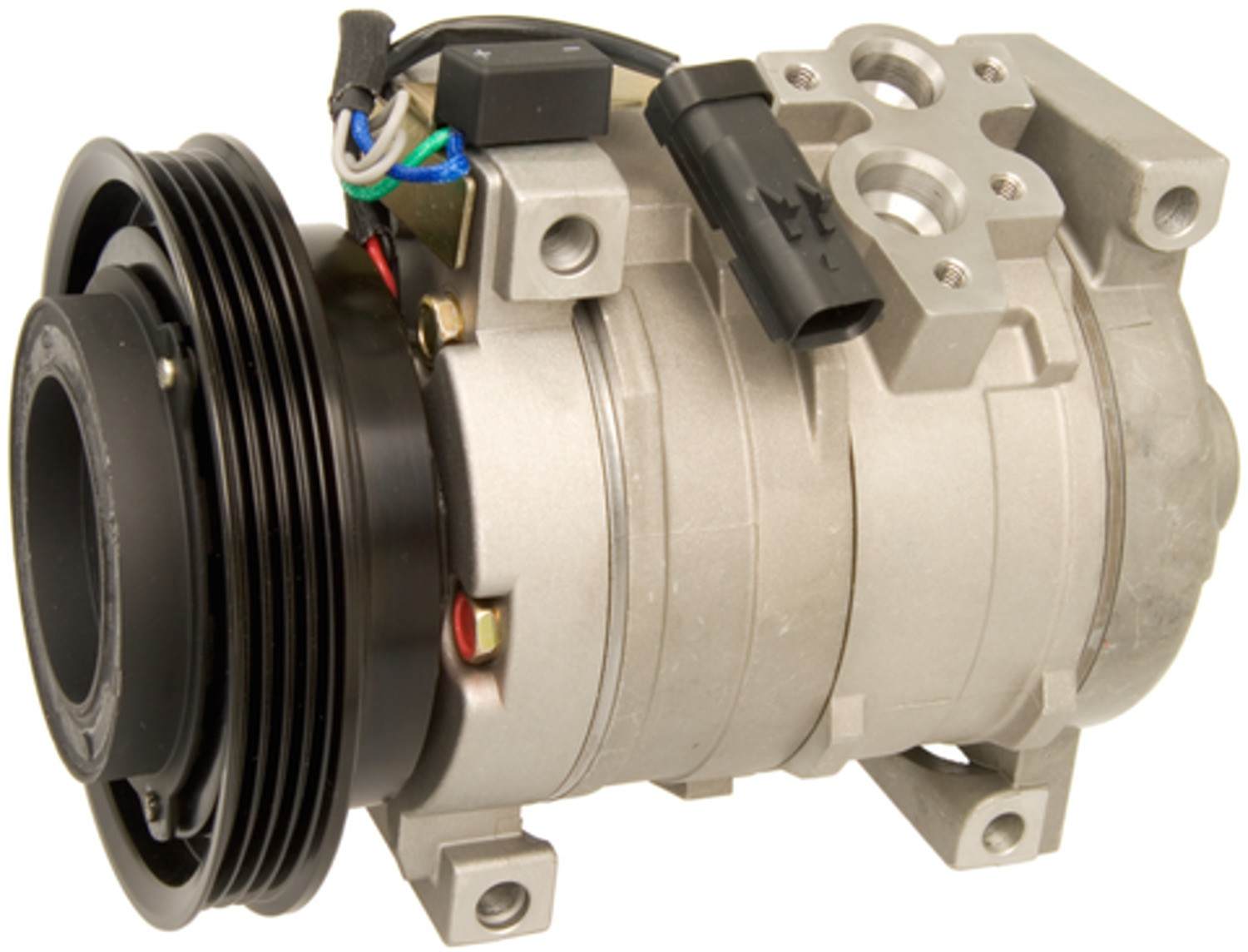 Four Seasons New Nippondenso 10S15C Compressor w/ Clutch  top view frsport 78399