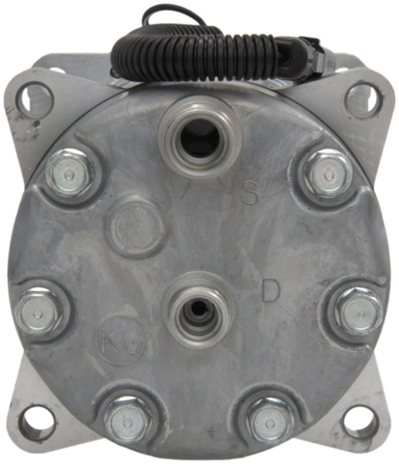 Four Seasons New Sanden/Sankyo SD7H15 Compressor w/ Clutch  top view frsport 78553